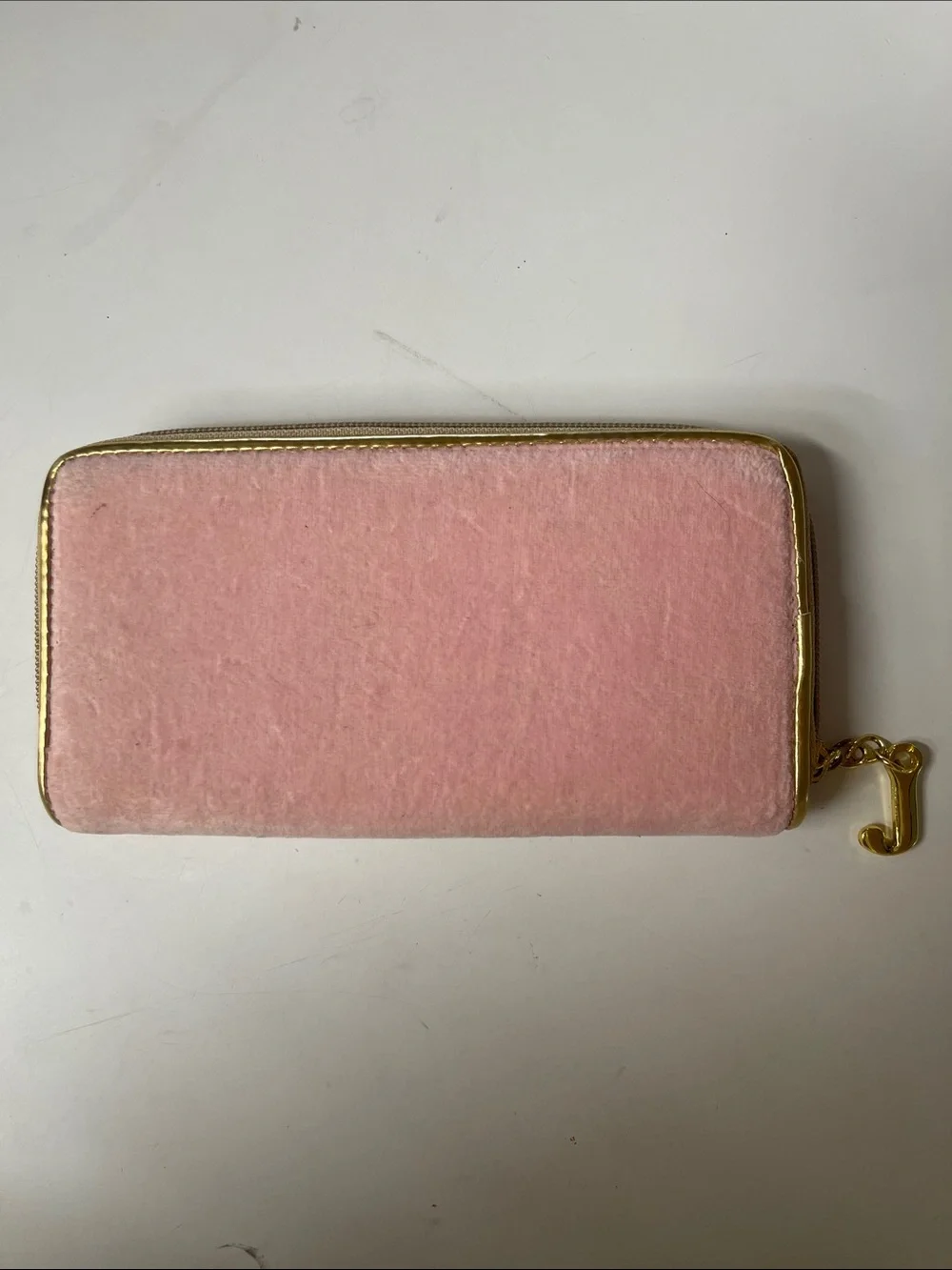 Juicy Couture Pink & Gold 'Preppy Royalty' Zip-Around Wallet